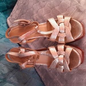YSL EU 37 1/2 Open Toe Shoes